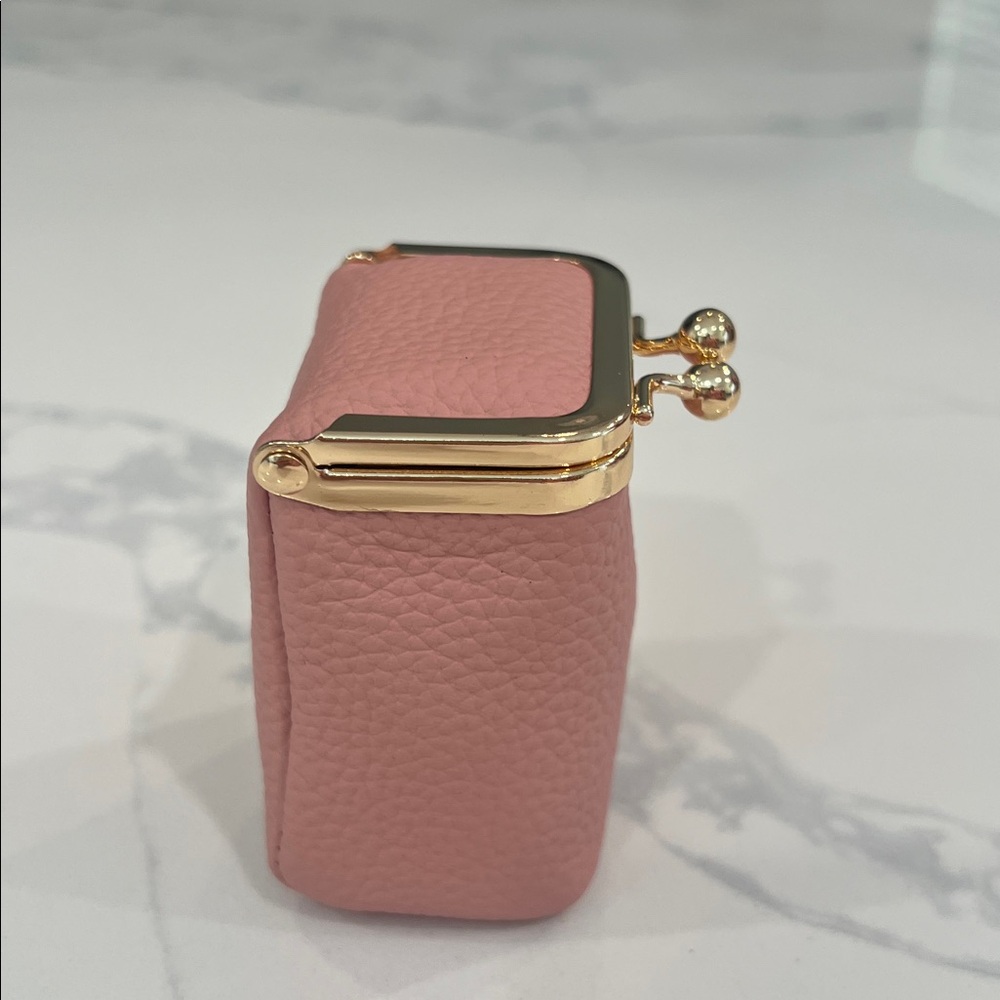 Pink Mini Kiss-Lock Coin Pouch - Picture 15 of 16